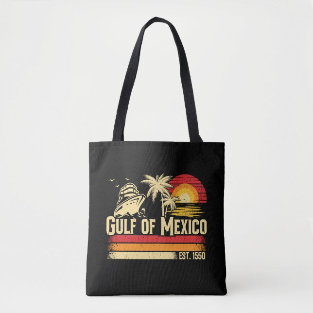Bolsa Tote Golfo do México: Vintagem salgada (Frente)