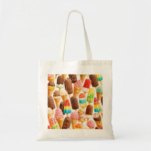 Bolsa Tote Golosinas Coloridas de Sorvete