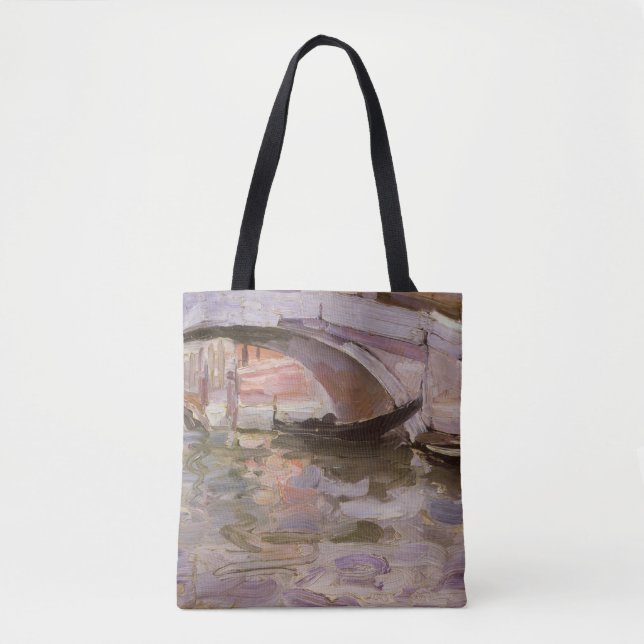 Bolsa Tote Gondolas por John Singer Sargent, Impressionismo A (Frente)