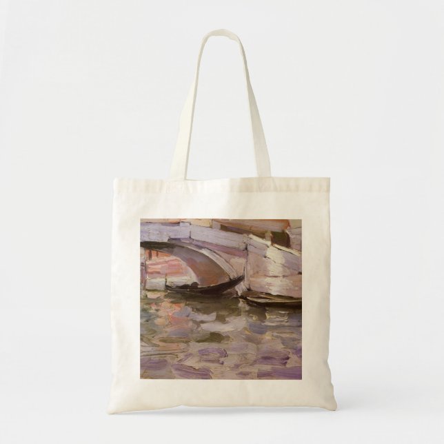 Bolsa Tote Gondolas por John Singer Sargent, Impressionismo A (Frente)