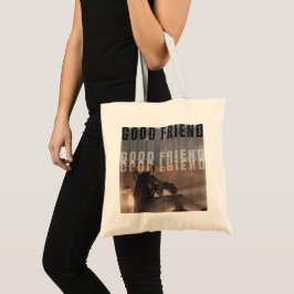 Bolsa Tote good friend-BW