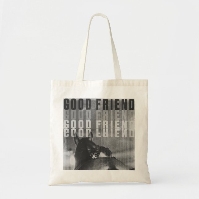 Bolsa Tote good friend-BW (Frente)