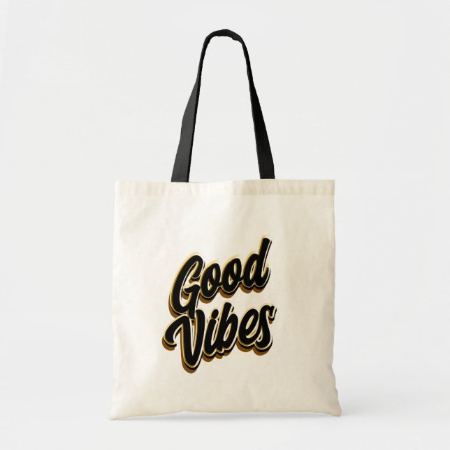 Bolsa Tote Good Vibes (Frente)
