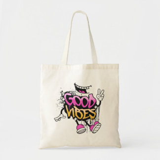 Bolsa Tote Good Vibes Graffiti