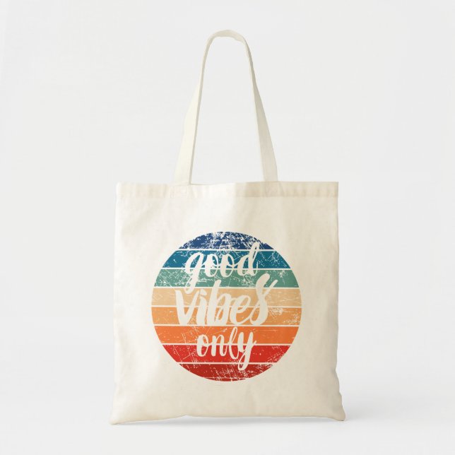 Bolsa Tote Good Vibes Only (Frente)
