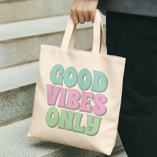 Bolsa Tote Good Vibes Only (Criador carregado)