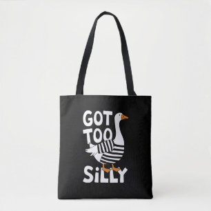 Bolsa Tote Goose Jail Bird Memória Engraçada