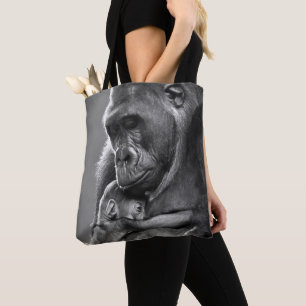 Bolsa Tote Gorila novo da mãe