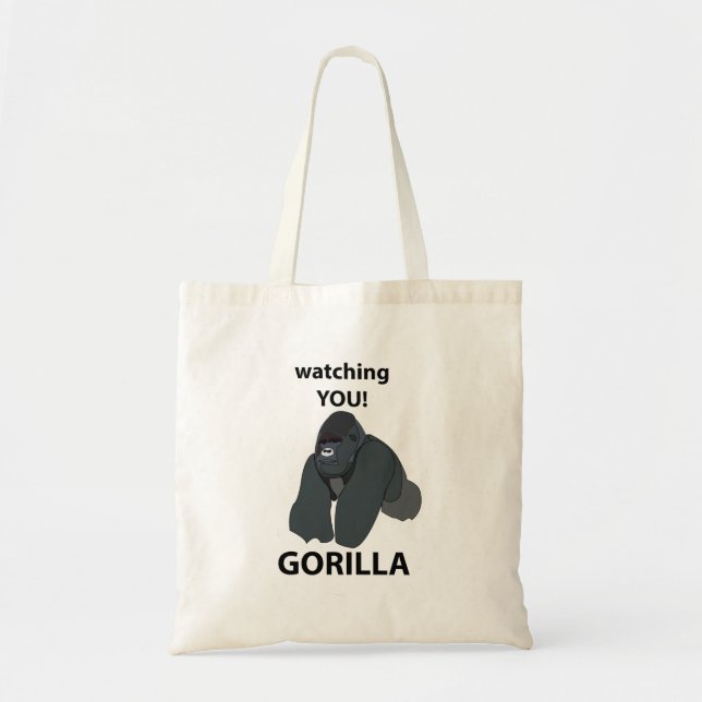 Bolsa Tote Gorilla A Ver-Te Gorilla Engraçado (Frente)