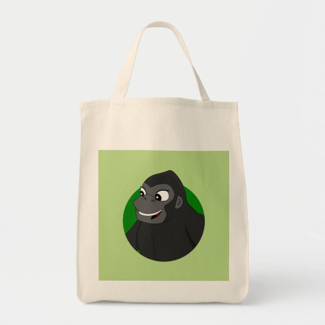 Bolsa Tote Gorilla Cartoon Tote Bag (Frente)