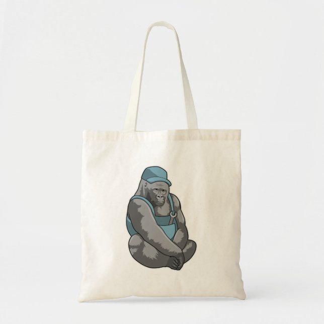 Bolsa Tote Gorilla como artesão de Wrench (Frente)