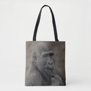 Bolsa Tote Gorilla Shufai Portrait