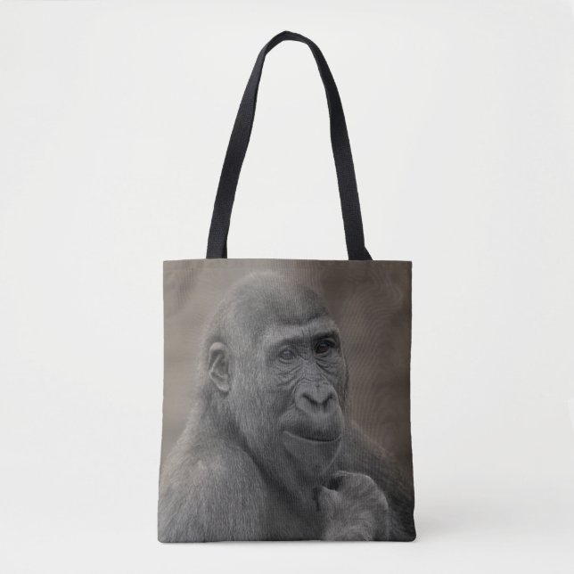 Bolsa Tote Gorilla Shufai Portrait (Frente)