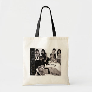 Bolsa Tote Gossip Girl Black and White Group Graphic
