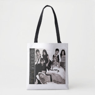 Bolsa Tote Gossip Girl Black and White Group Graphic