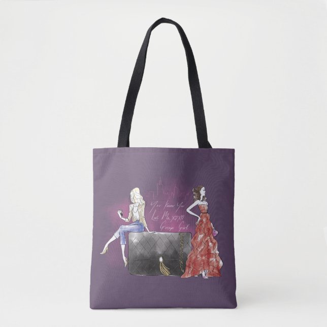 Bolsa Tote Gossip Girl - Você Sabe Que Me Ama (Frente)