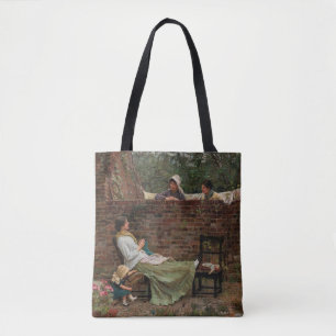 Bolsa Tote Gossip - John William Waterhouse
