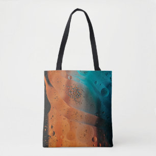 Bolsa Tote Gotas de água no painel de vidro