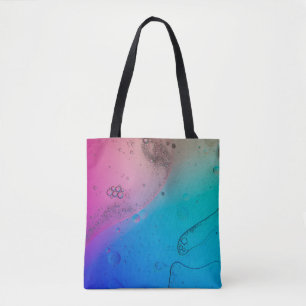 Bolsa Tote Gotas de água no painel de vidro