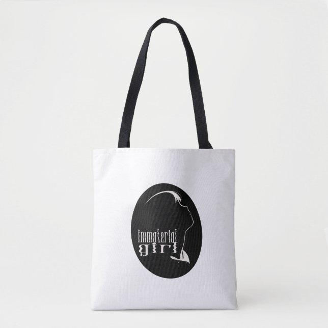 Bolsa Tote Goth Girl Aesthetic Material Girl Dead Ghost Girl (Frente)