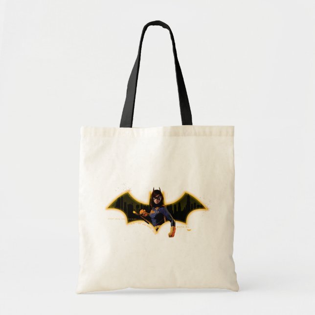 Bolsa Tote Gotham Knights Batgirl no logotipo (Frente)