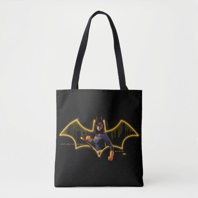 Bolsa Tote Gotham Knights Batgirl no logotipo (Frente)