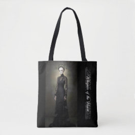 Bolsa Tote Gothic Rose Queen – Dark Romantic Art with Skeleto