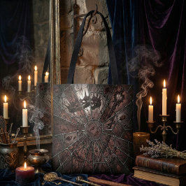 Bolsa Tote Gothic Shattered Stained Glass Dark Fantasy
