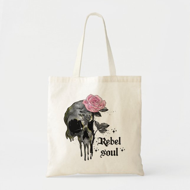 Bolsa Tote Gótico | Alma de Rebel (Frente)
