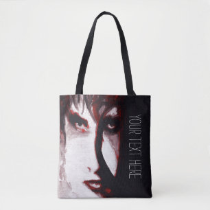 Bolsa Tote Gótico Deus Posta Punk Gothic Music Man Retrait Ar