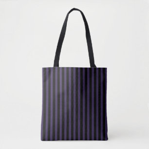 Bolsa Tote Gótico púrpura e faixa negra