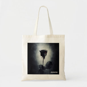 Bolsa Tote Gótico Rosa Preto Derrubando Sangue Macabro