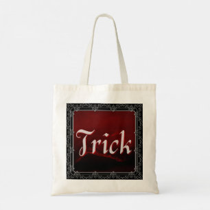 Bolsa Tote Gótico Truque/Tratamento Halloween Doces ou Traves