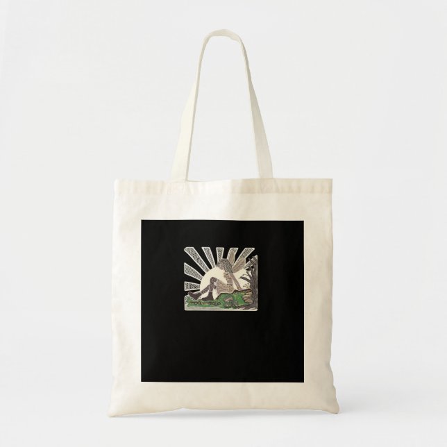 Bolsa Tote Gótico Whimsigol Fada Superdimensionada (Frente)