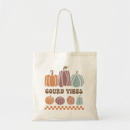 Bolsa Tote Gourd Vibes Engraçado Queda Pumpkins & Gourd