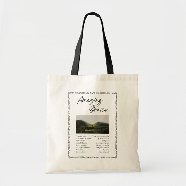 Bolsa Tote Graça Incrível (Frente)