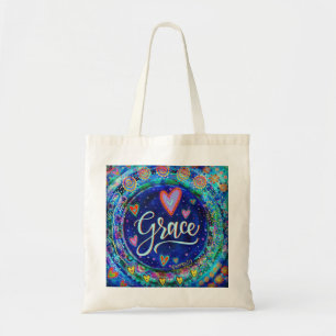 Bolsa Tote Grace Whimsical Blue Inspirivity