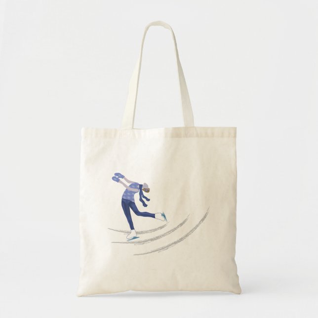 Bolsa Tote Graceful Ice Skater (Frente)