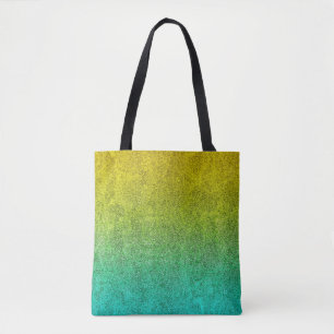 Bolsa Tote Gradação da Lâmpada do Sol no Oceano de Queda