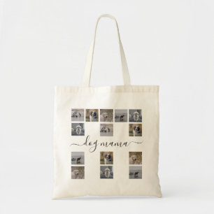 Bolsa Tote Grade 5 de Fotos Personalizadas "Mãe de Cachorro"