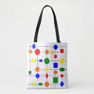 Bolsa Tote Grade Bauhaus