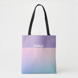 Bolsa Tote Gradiente Bonito Rosa Roxo