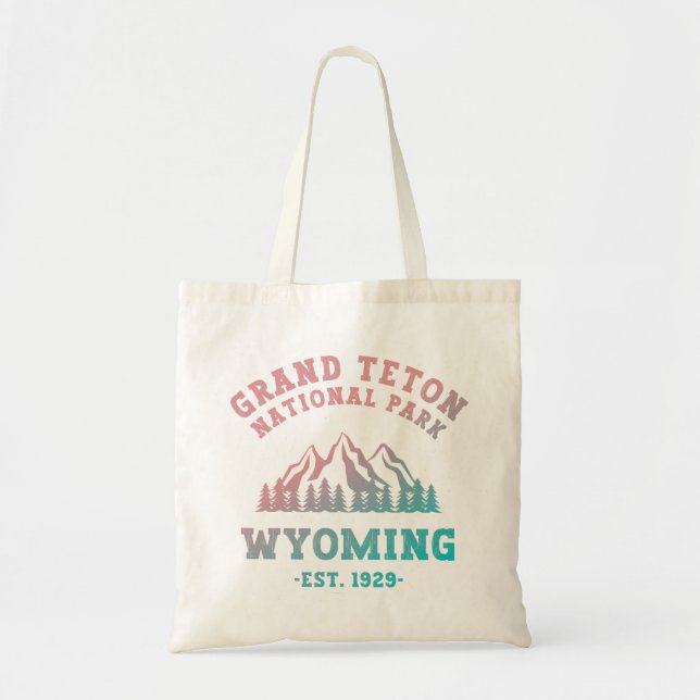 Bolsa Tote Gradiente Grand Teton National Park Wyoming EUA (Frente)