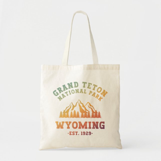 Bolsa Tote Gradiente Grand Teton National Park Wyoming EUA (Frente)