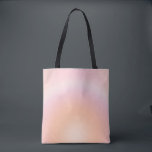 Bolsa Tote Gradiente Peach Fuzz<br><div class="desc">Design de gradiente - efeito aura - gradiente de fuzz de pêssego.</div>