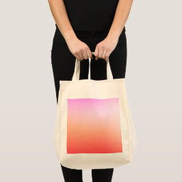 Bolsa Tote Gradiente Radioso de Pôr do Sol Pastel