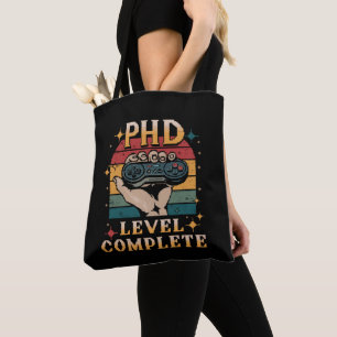 Bolsa Tote Graduação Completa Nível PhD Doutorado Jogos
