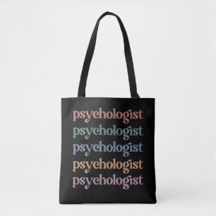 Bolsa Tote Graduação de Estudantes de Psicologia Retro Psicol