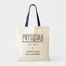 Bolsa Tote Graduação Personalizada do Assistente Médico PA
