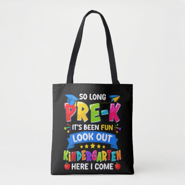 Bolsa Tote Graduação Pré-escolar (Frente)